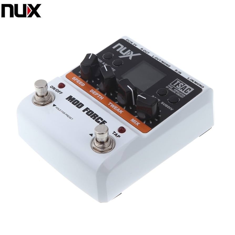 NUX MOD FORCE マルチ モジュレーション Nu-X Mod Force multi-modulation guitar effects pedal demo